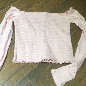 Pink crop top
